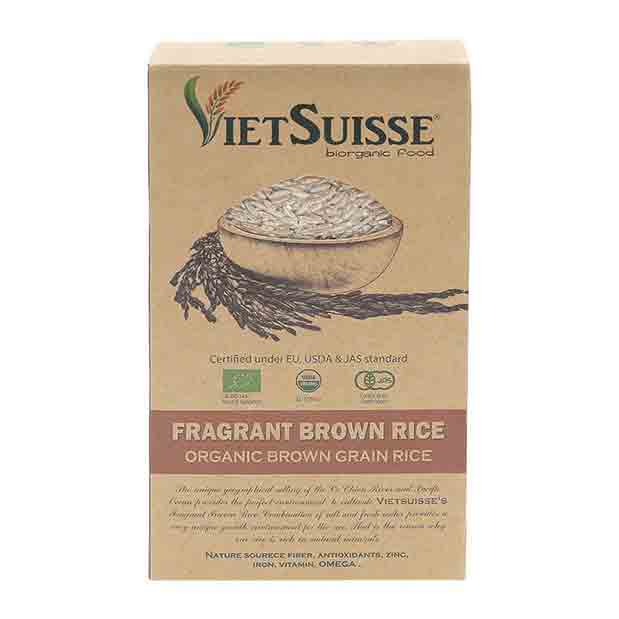 Gạo lứt hữu cơ VietSuiss