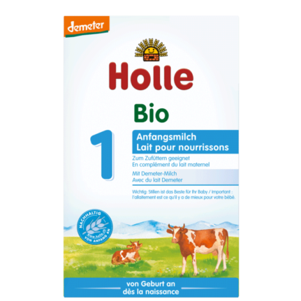 Sữa bò hữu cơ Holle 1 cho trẻ 0-6 tháng 400g