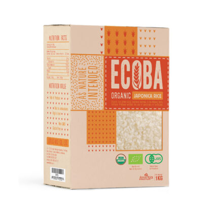 Gạo trắng hữu cơ Japonica Ecoba 1kg