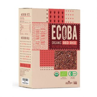 Gạo lứt đỏ hữu cơ ECOBA 1kg