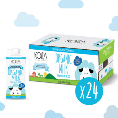 koita organic cow milk 200ml case