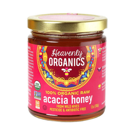 Mật ong Acacia hữu cơ Heavenly Organics 340g