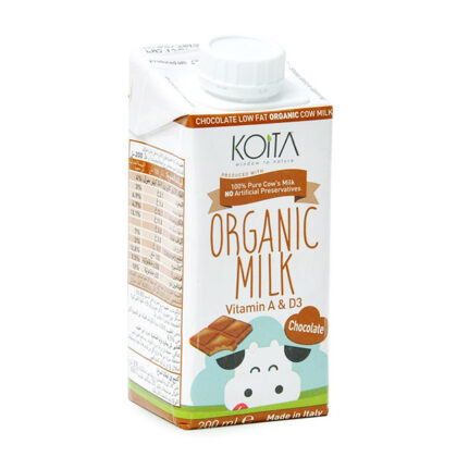 Sữa bò hữu cơ Koita Milk vị chocolate ít béo 200ml