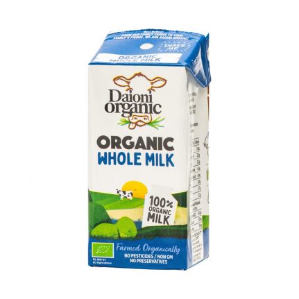 Sữa bò hữu cơ nguyên kem Daioni Organic 200ml