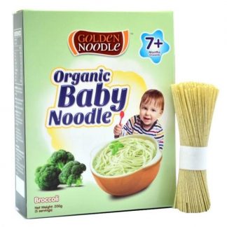 Mì hữu cơ cho trẻ ăn dặm bông cải Golden Noodle 200g