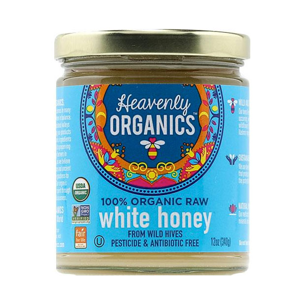 Mật ong trắng nguyên chất hữu cơ Heavenly Organics 340g