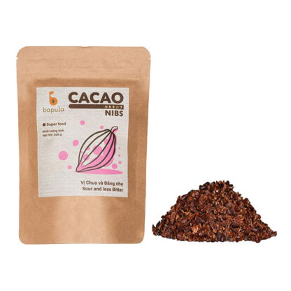 Bột cacao nguyên chất hữu cơ Bapula 200g