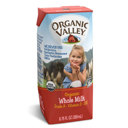 Sữa bò hữu cơ nguyên kem Organic Valley 200ml