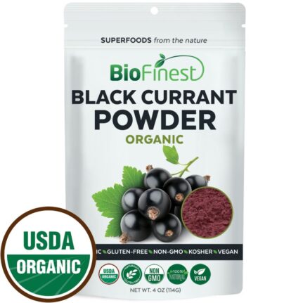 Bột quả lý chua đen (blackcurrant) hữu cơ BioFinest