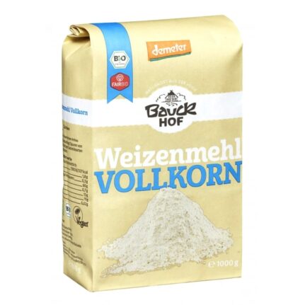 Bột mì nguyên cám hữu cơ Bauckhof VollKorn
