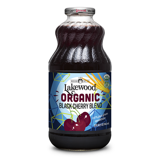 Nước ép hỗn hợp cherry đen hữu cơ Lakewood 946ml