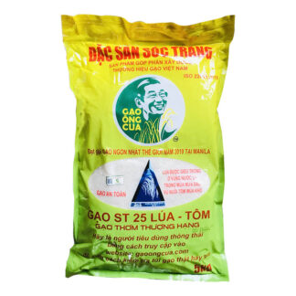 Gạo ST25 lúa tôm Sóc Trăng chính hãng Hồ Quang Cua 5kg