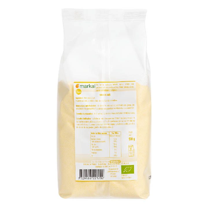 Bột bắp hữu cơ Markal (hạt mịn) 500g