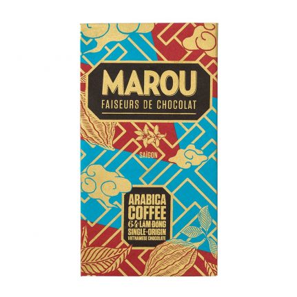 Marou: Sô cô la Lâm Đồng 64% vị cà phê arabica 80g