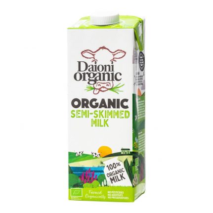 Semi-skimmed milk Daioni Organic 1L