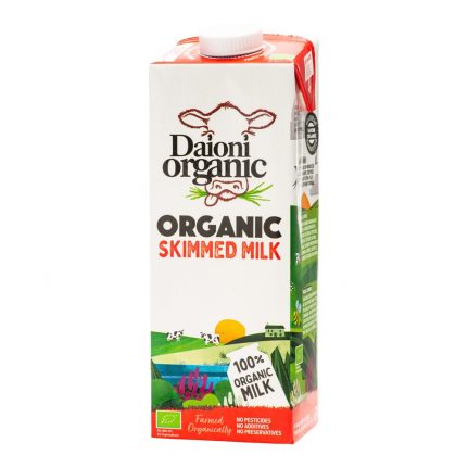 Skimed milk Daioni Organic 1L